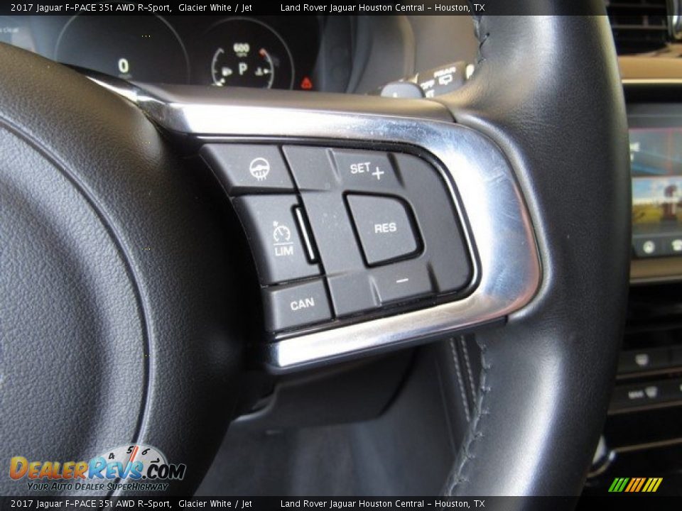 2017 Jaguar F-PACE 35t AWD R-Sport Glacier White / Jet Photo #30