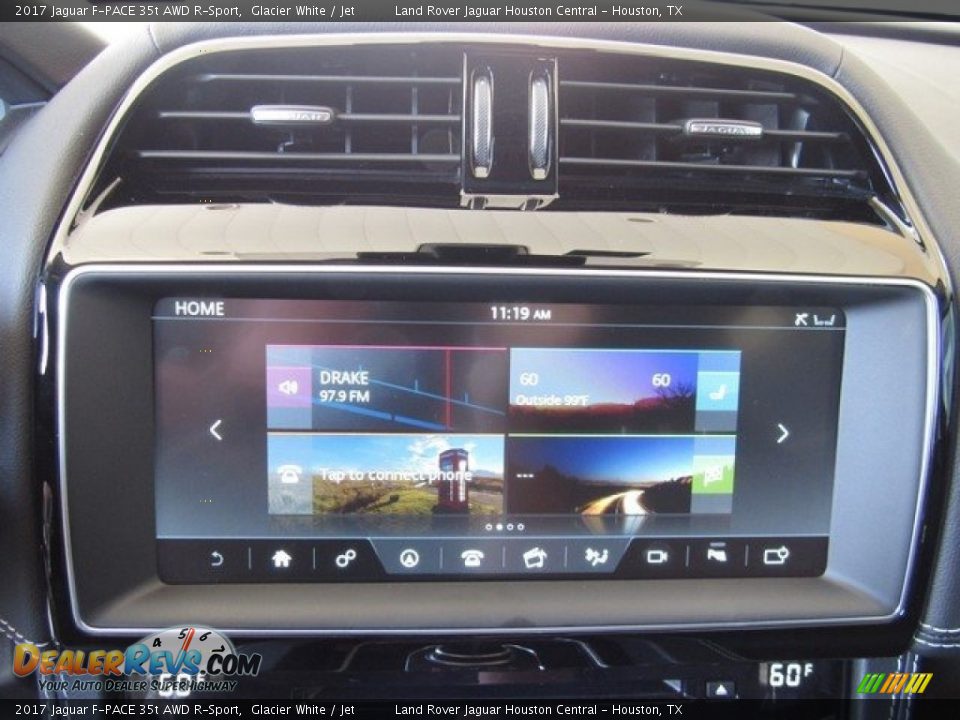 2017 Jaguar F-PACE 35t AWD R-Sport Glacier White / Jet Photo #32