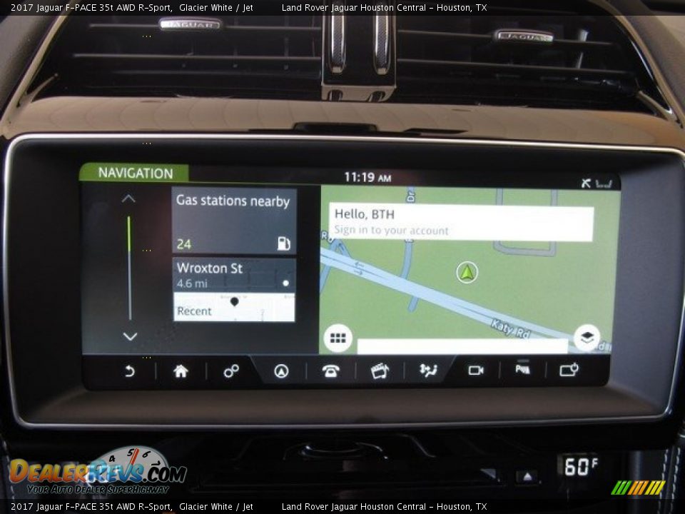 2017 Jaguar F-PACE 35t AWD R-Sport Glacier White / Jet Photo #33