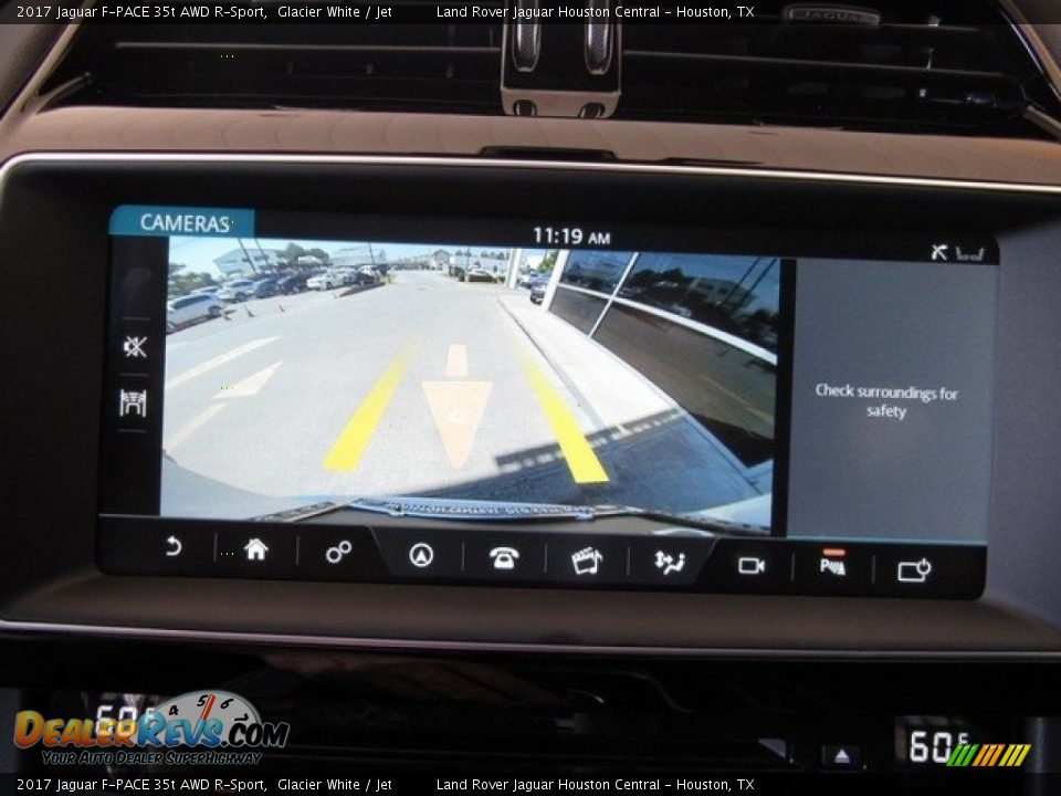 2017 Jaguar F-PACE 35t AWD R-Sport Glacier White / Jet Photo #34