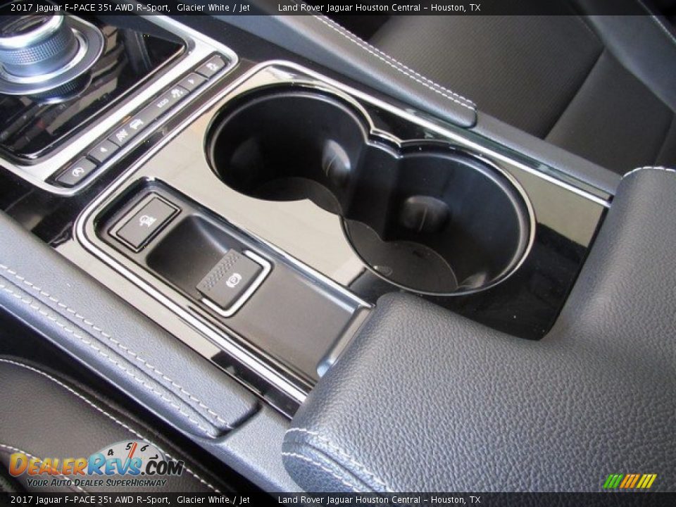 2017 Jaguar F-PACE 35t AWD R-Sport Glacier White / Jet Photo #36