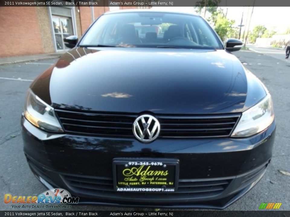 2011 Volkswagen Jetta SE Sedan Black / Titan Black Photo #2