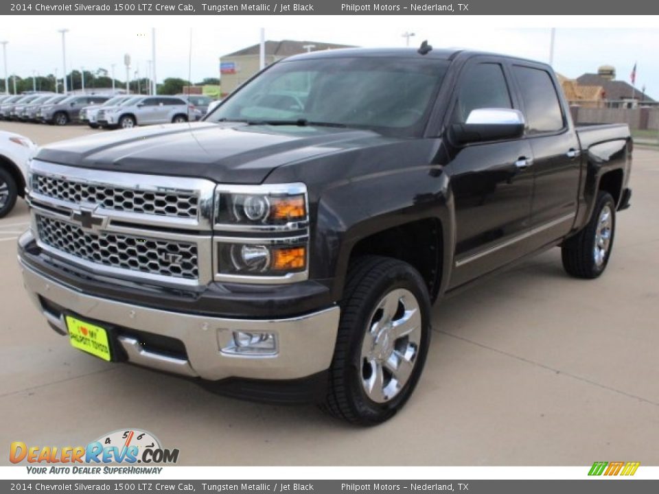 2014 Chevrolet Silverado 1500 LTZ Crew Cab Tungsten Metallic / Jet Black Photo #3