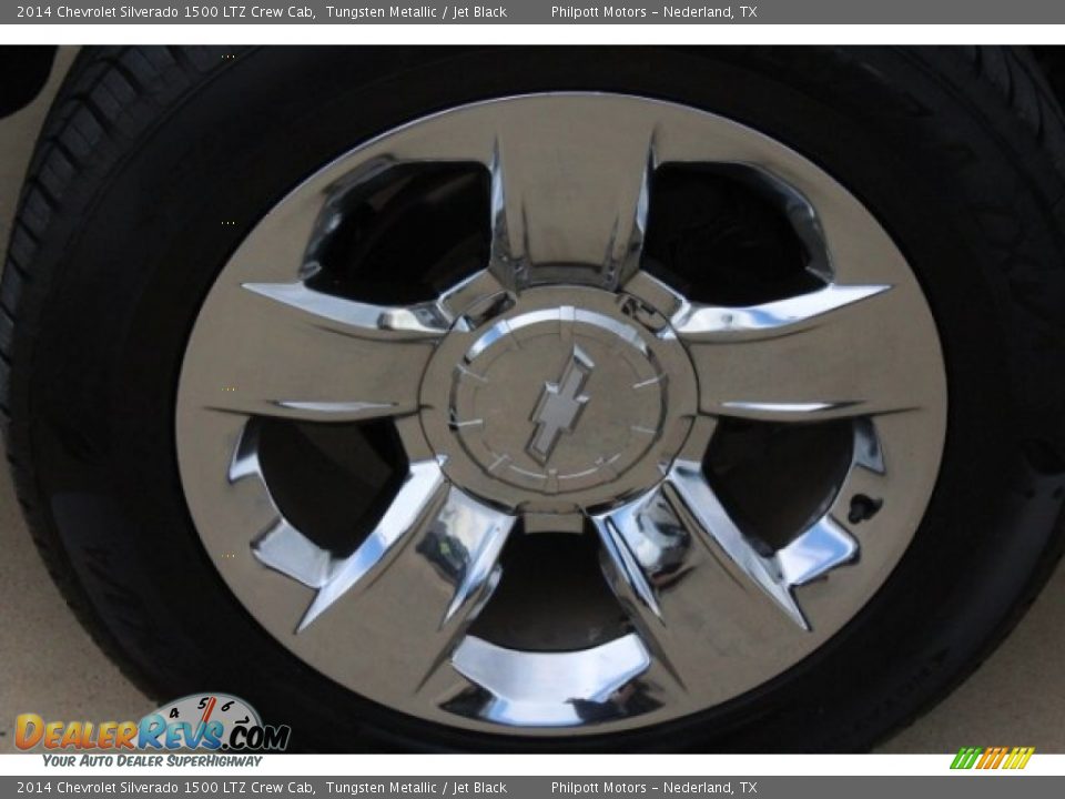 2014 Chevrolet Silverado 1500 LTZ Crew Cab Tungsten Metallic / Jet Black Photo #4