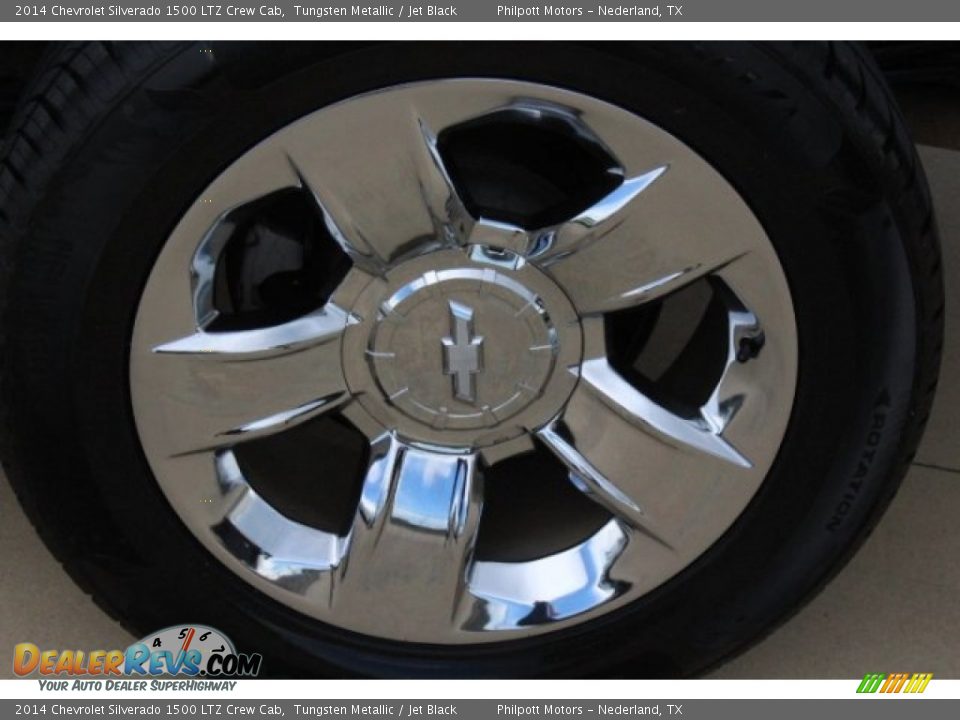 2014 Chevrolet Silverado 1500 LTZ Crew Cab Tungsten Metallic / Jet Black Photo #5