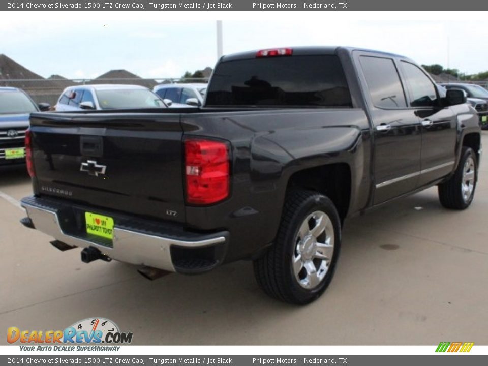 2014 Chevrolet Silverado 1500 LTZ Crew Cab Tungsten Metallic / Jet Black Photo #8