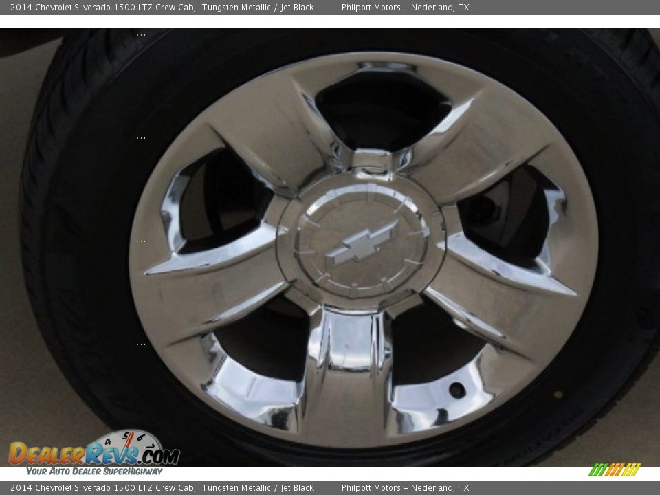 2014 Chevrolet Silverado 1500 LTZ Crew Cab Tungsten Metallic / Jet Black Photo #9