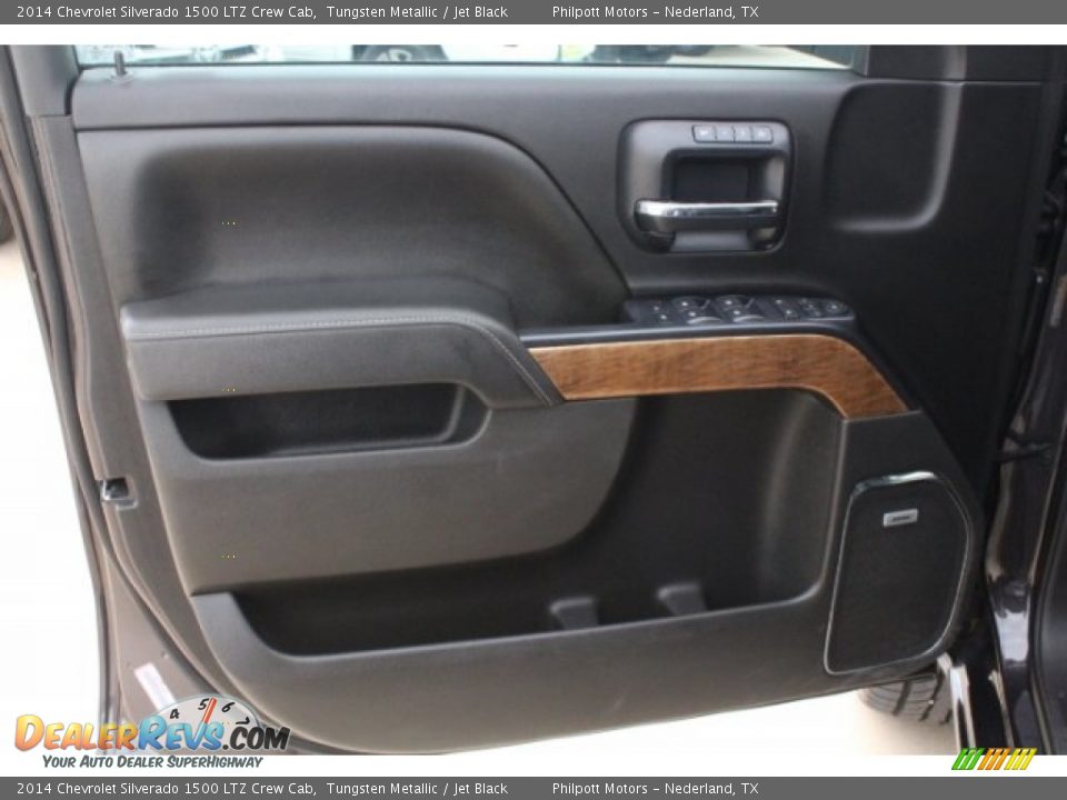 2014 Chevrolet Silverado 1500 LTZ Crew Cab Tungsten Metallic / Jet Black Photo #12