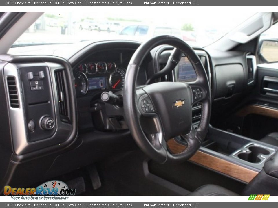 2014 Chevrolet Silverado 1500 LTZ Crew Cab Tungsten Metallic / Jet Black Photo #13