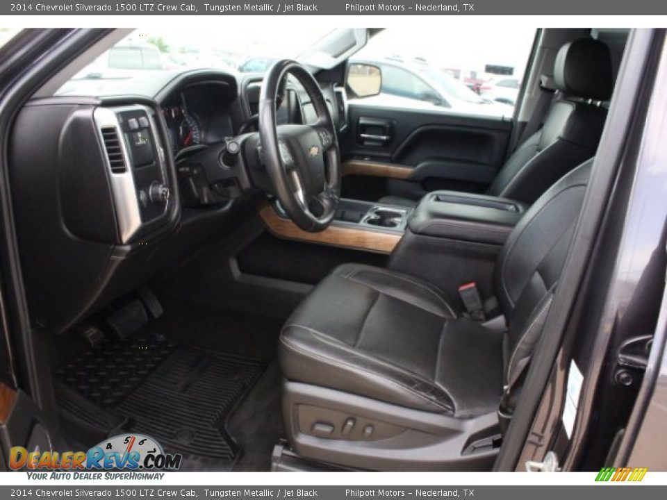 2014 Chevrolet Silverado 1500 LTZ Crew Cab Tungsten Metallic / Jet Black Photo #14