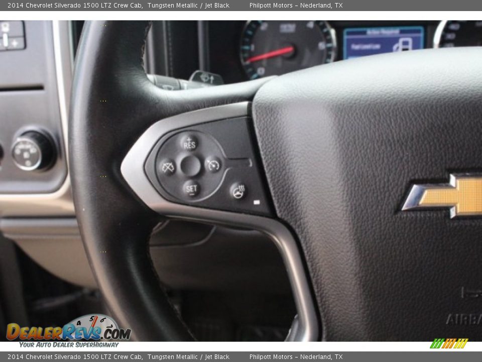 2014 Chevrolet Silverado 1500 LTZ Crew Cab Tungsten Metallic / Jet Black Photo #16