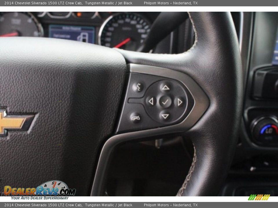 2014 Chevrolet Silverado 1500 LTZ Crew Cab Tungsten Metallic / Jet Black Photo #17