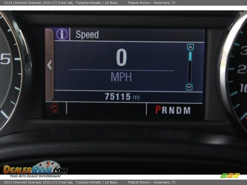2014 Chevrolet Silverado 1500 LTZ Crew Cab Tungsten Metallic / Jet Black Photo #19