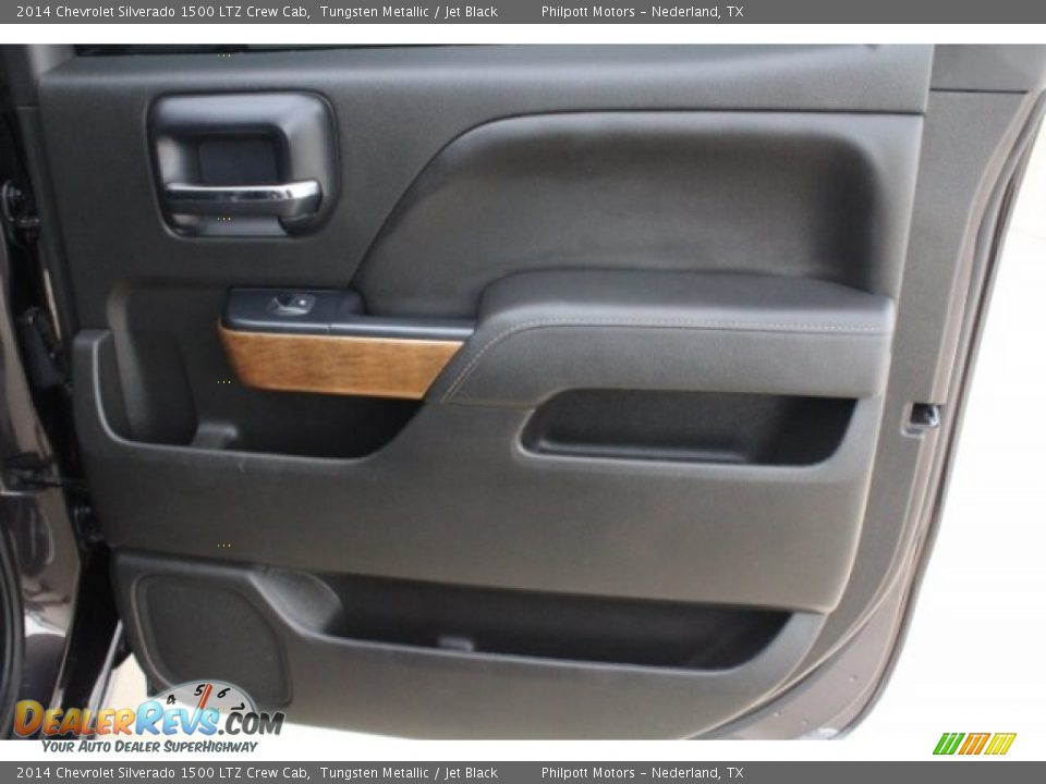 2014 Chevrolet Silverado 1500 LTZ Crew Cab Tungsten Metallic / Jet Black Photo #25