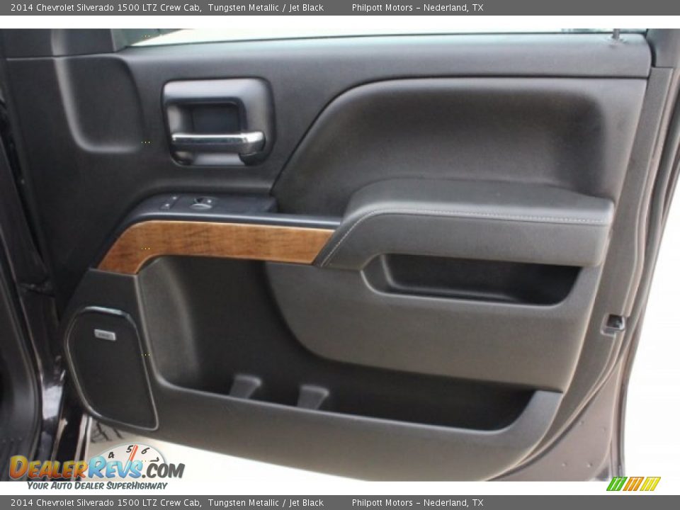 2014 Chevrolet Silverado 1500 LTZ Crew Cab Tungsten Metallic / Jet Black Photo #27