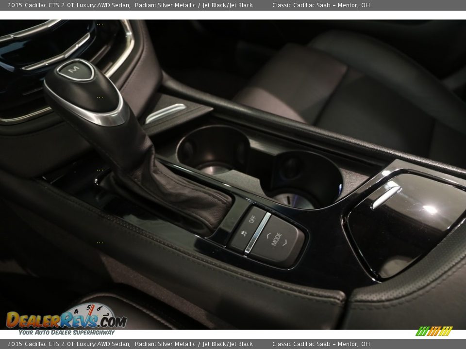 2015 Cadillac CTS 2.0T Luxury AWD Sedan Radiant Silver Metallic / Jet Black/Jet Black Photo #12