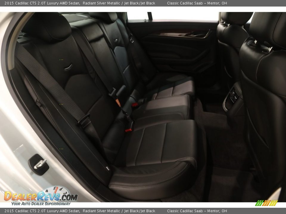 2015 Cadillac CTS 2.0T Luxury AWD Sedan Radiant Silver Metallic / Jet Black/Jet Black Photo #14