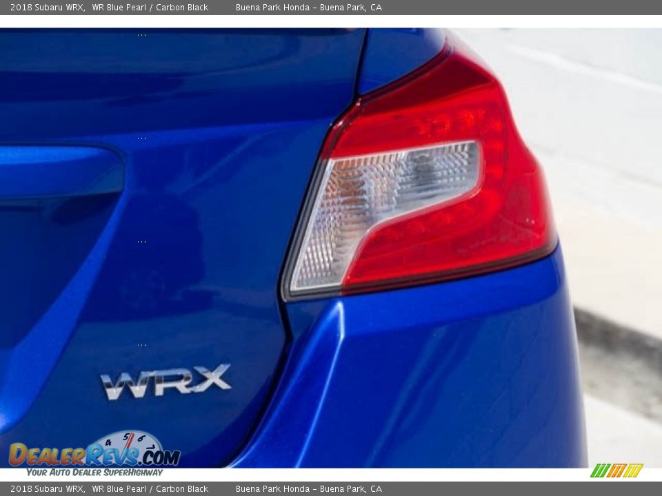 2018 Subaru WRX WR Blue Pearl / Carbon Black Photo #12