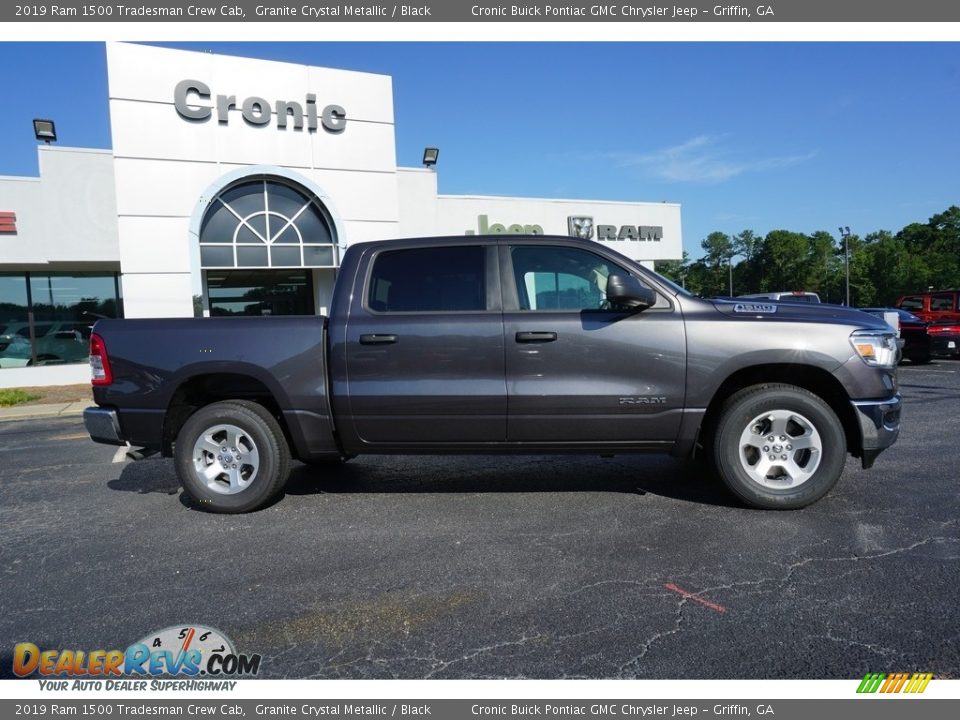 2019 Ram 1500 Tradesman Crew Cab Granite Crystal Metallic / Black Photo #11