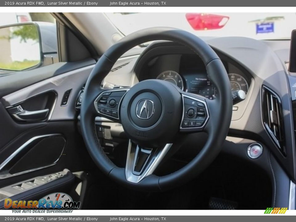 2019 Acura RDX FWD Lunar Silver Metallic / Ebony Photo #27