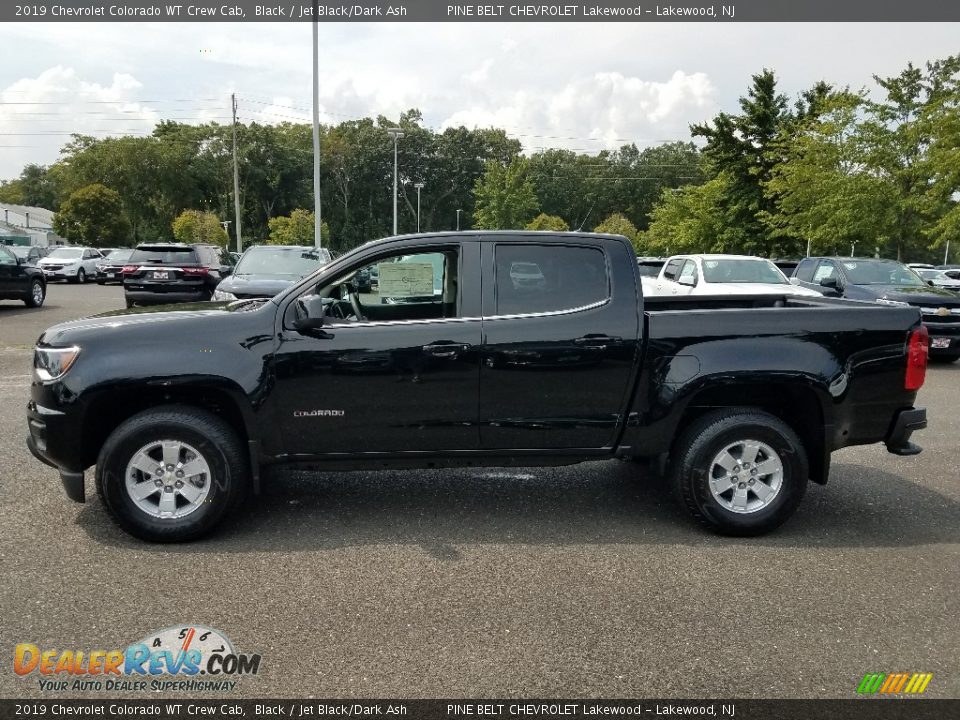 Black 2019 Chevrolet Colorado WT Crew Cab Photo #3