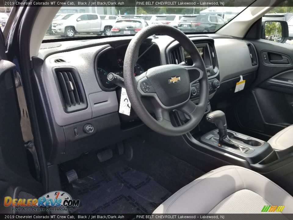 Jet Black/Dark Ash Interior - 2019 Chevrolet Colorado WT Crew Cab Photo #7
