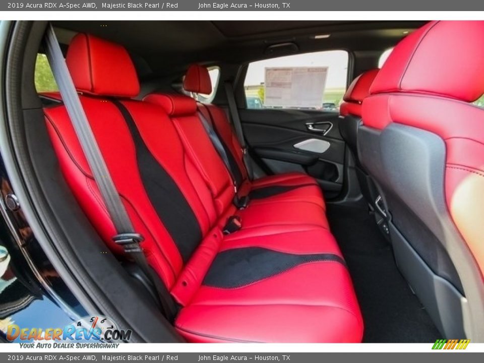 Rear Seat of 2019 Acura RDX A-Spec AWD Photo #21