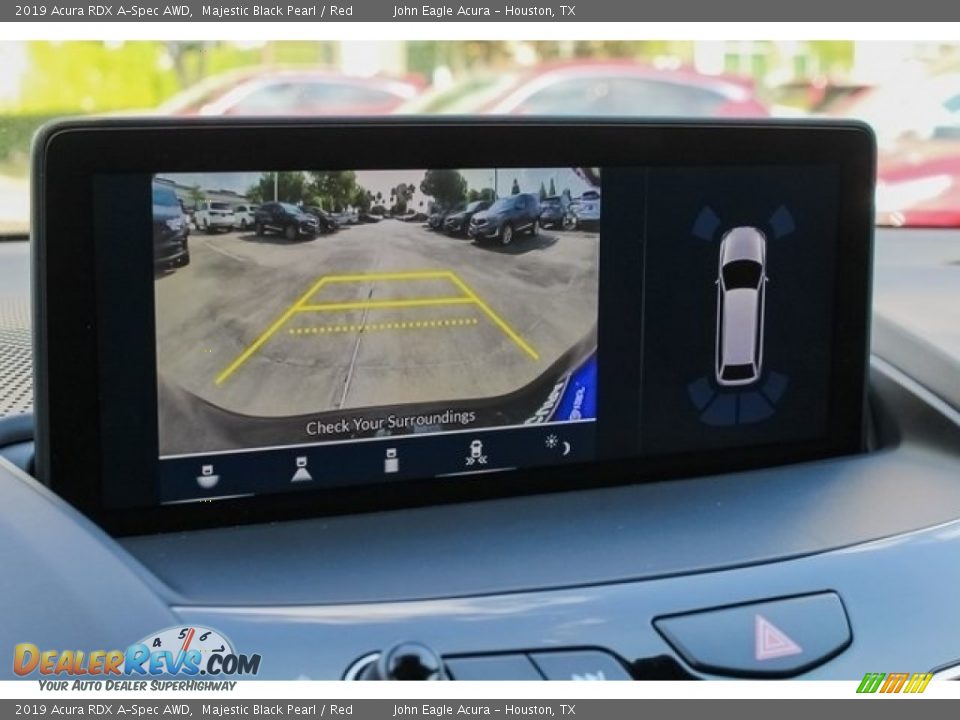 2019 Acura RDX A-Spec AWD Majestic Black Pearl / Red Photo #31
