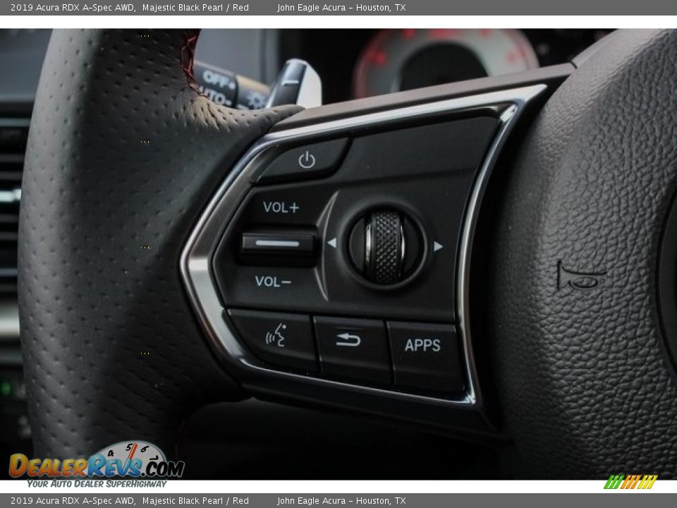 2019 Acura RDX A-Spec AWD Steering Wheel Photo #34