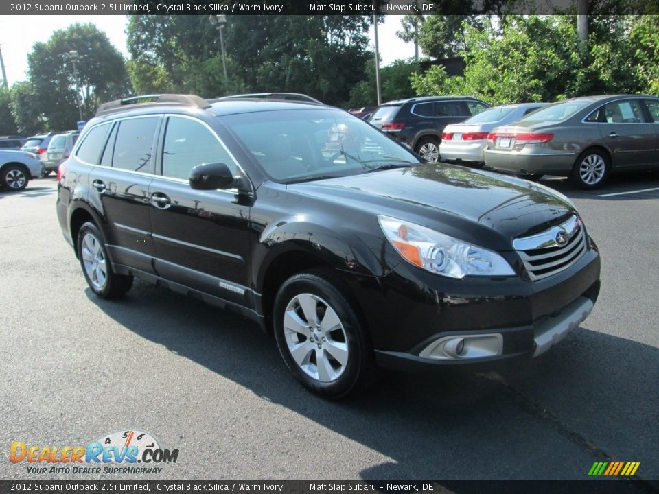 2012 Subaru Outback 2.5i Limited Crystal Black Silica / Warm Ivory Photo #4