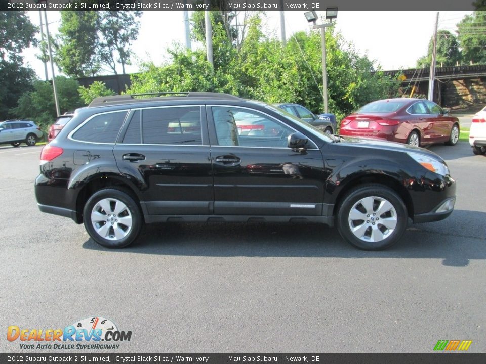 2012 Subaru Outback 2.5i Limited Crystal Black Silica / Warm Ivory Photo #5