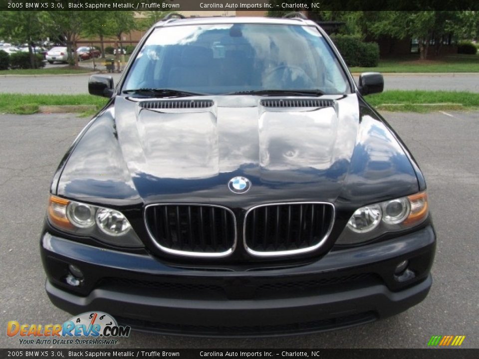 2005 BMW X5 3.0i Black Sapphire Metallic / Truffle Brown Photo #5