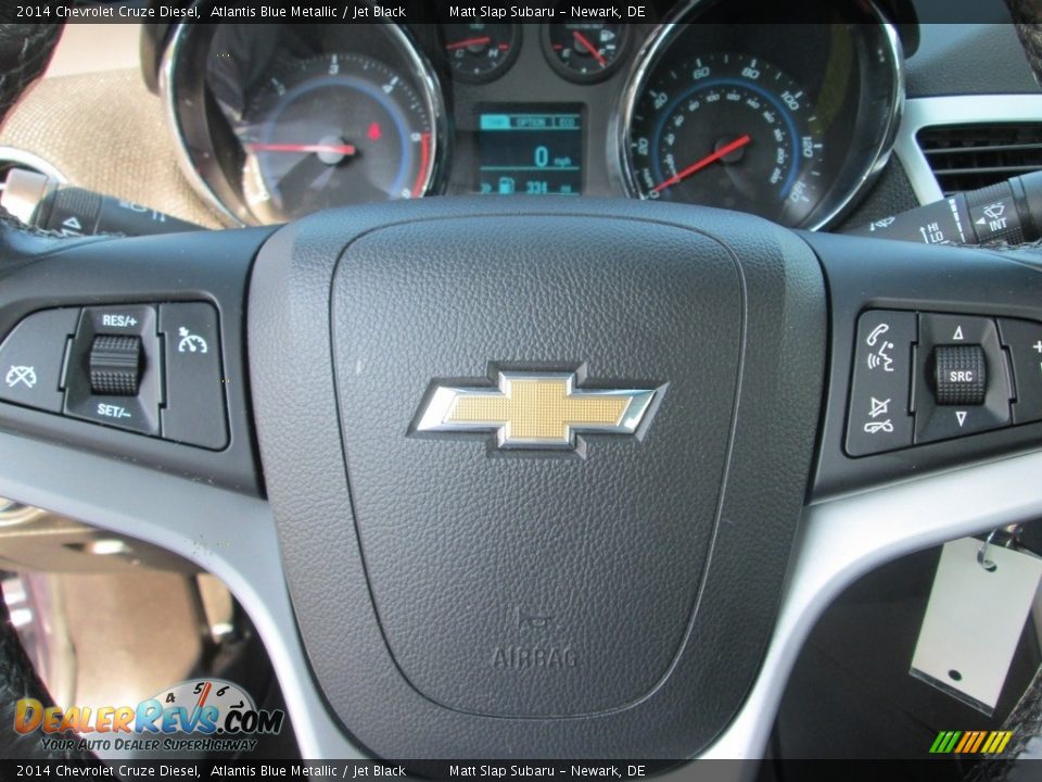 2014 Chevrolet Cruze Diesel Atlantis Blue Metallic / Jet Black Photo #11