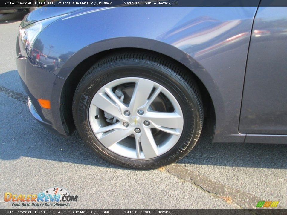 2014 Chevrolet Cruze Diesel Atlantis Blue Metallic / Jet Black Photo #23