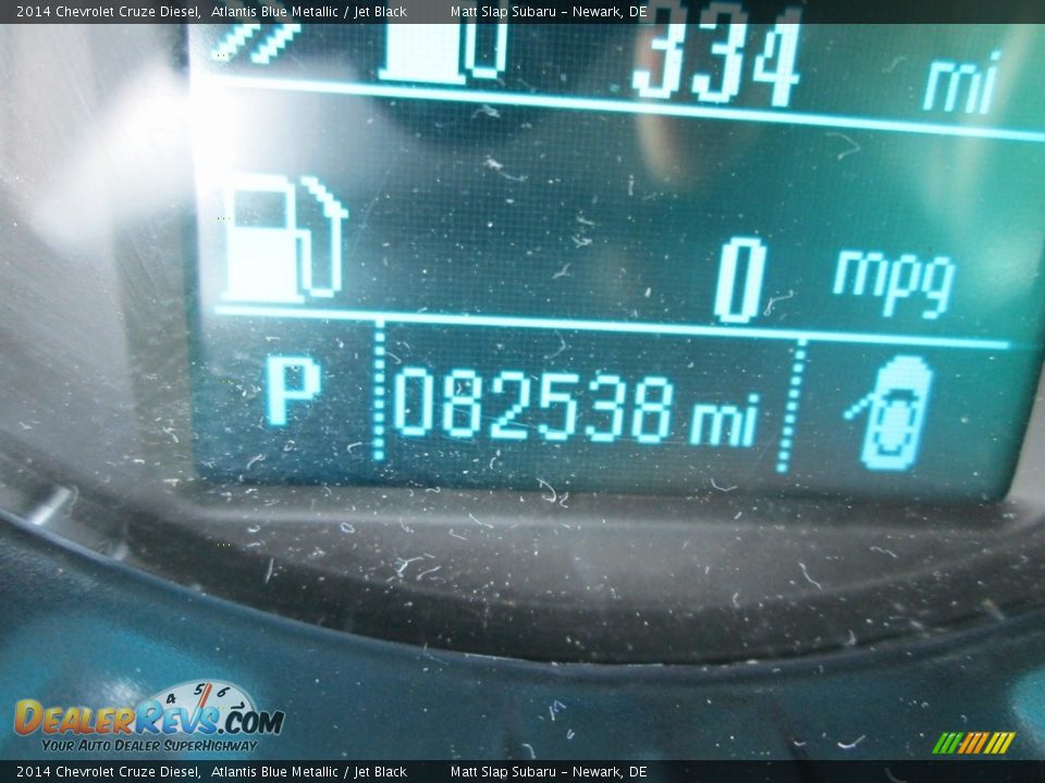2014 Chevrolet Cruze Diesel Atlantis Blue Metallic / Jet Black Photo #29