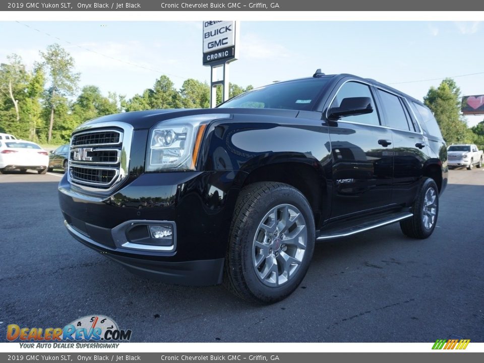 2019 GMC Yukon SLT Onyx Black / Jet Black Photo #3