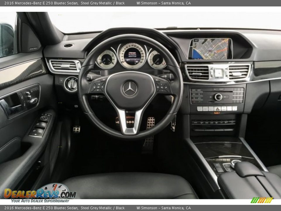 2016 Mercedes-Benz E 250 Bluetec Sedan Steel Grey Metallic / Black Photo #4