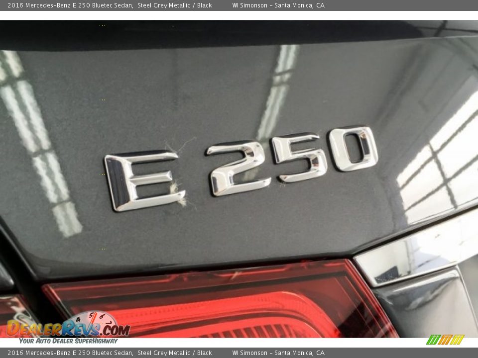 2016 Mercedes-Benz E 250 Bluetec Sedan Steel Grey Metallic / Black Photo #7