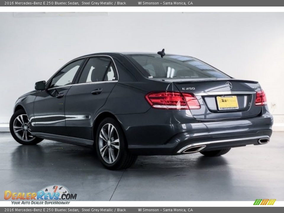 2016 Mercedes-Benz E 250 Bluetec Sedan Steel Grey Metallic / Black Photo #10