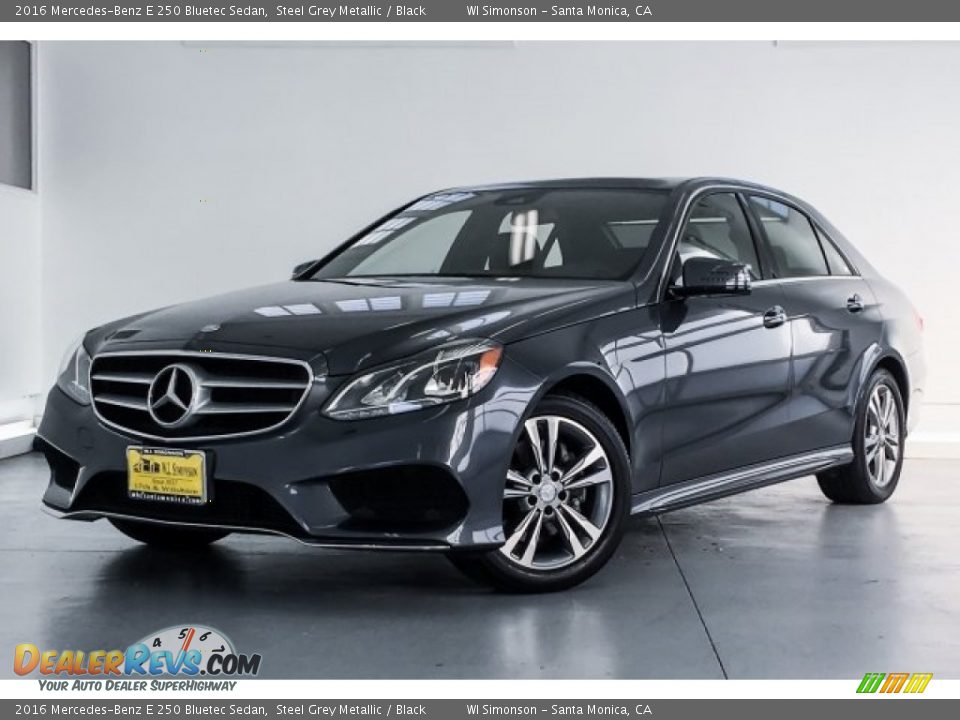 2016 Mercedes-Benz E 250 Bluetec Sedan Steel Grey Metallic / Black Photo #12
