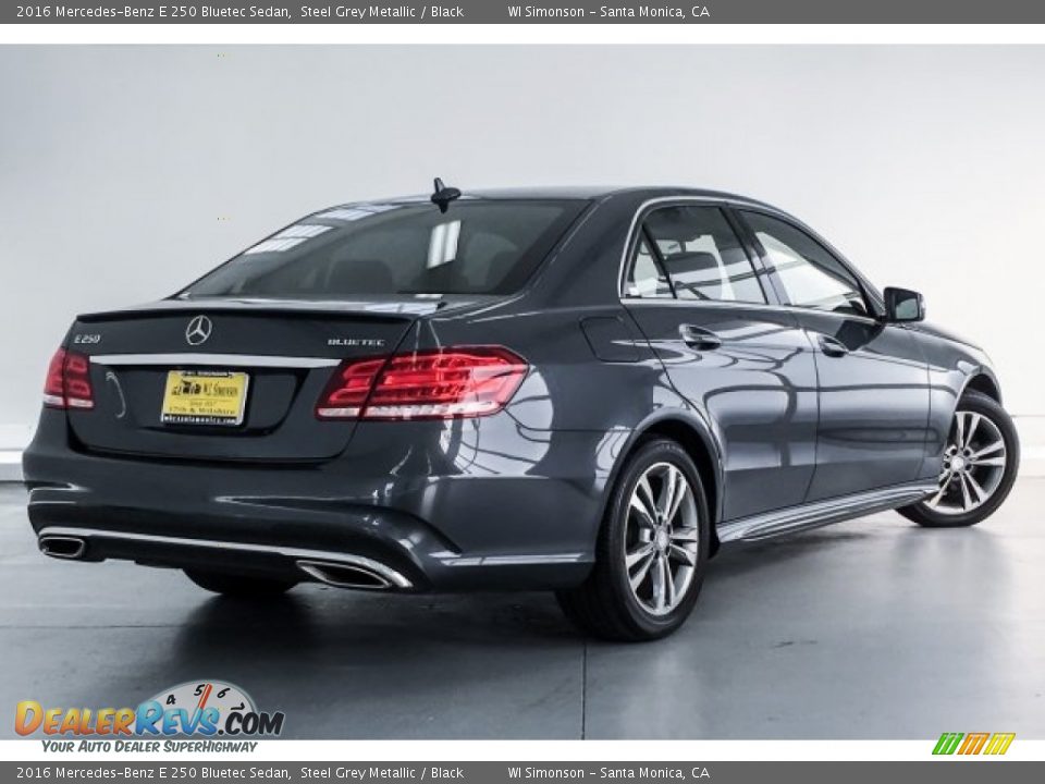 2016 Mercedes-Benz E 250 Bluetec Sedan Steel Grey Metallic / Black Photo #16