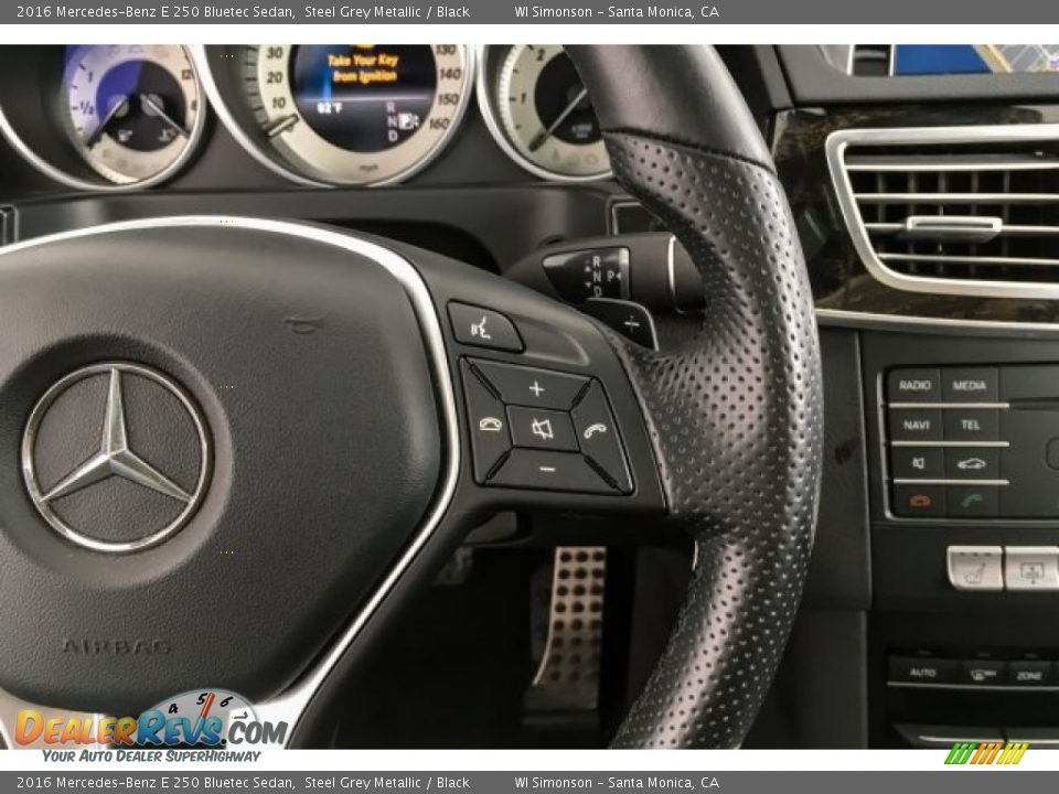 2016 Mercedes-Benz E 250 Bluetec Sedan Steel Grey Metallic / Black Photo #20
