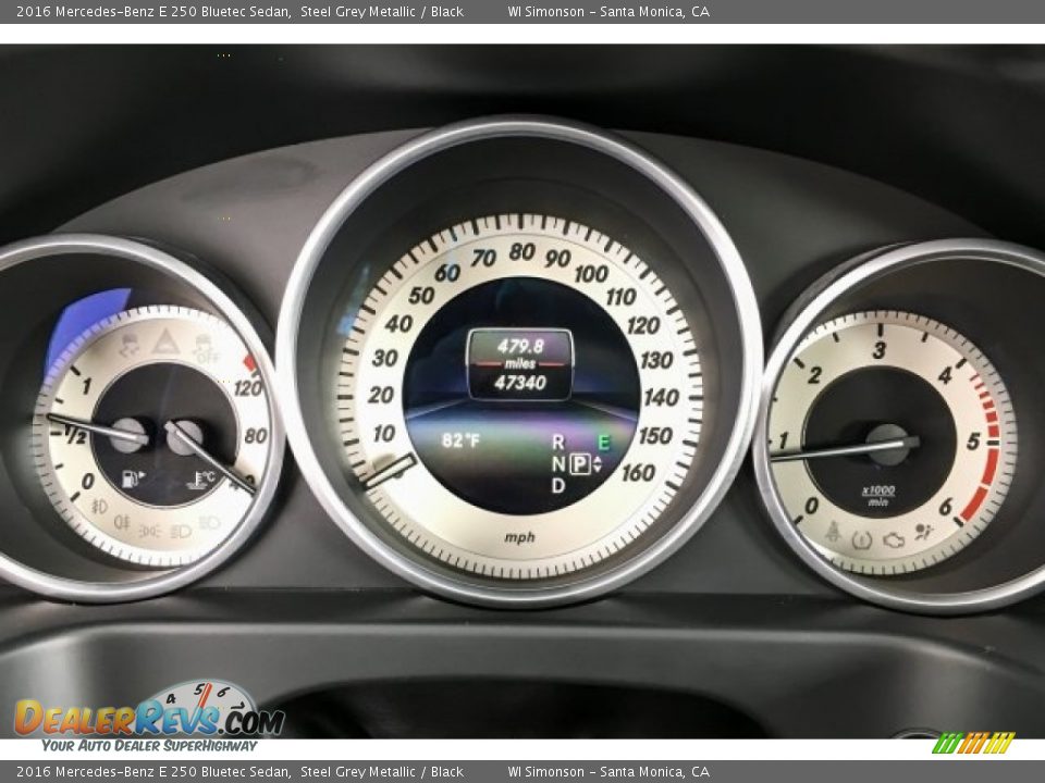 2016 Mercedes-Benz E 250 Bluetec Sedan Steel Grey Metallic / Black Photo #21
