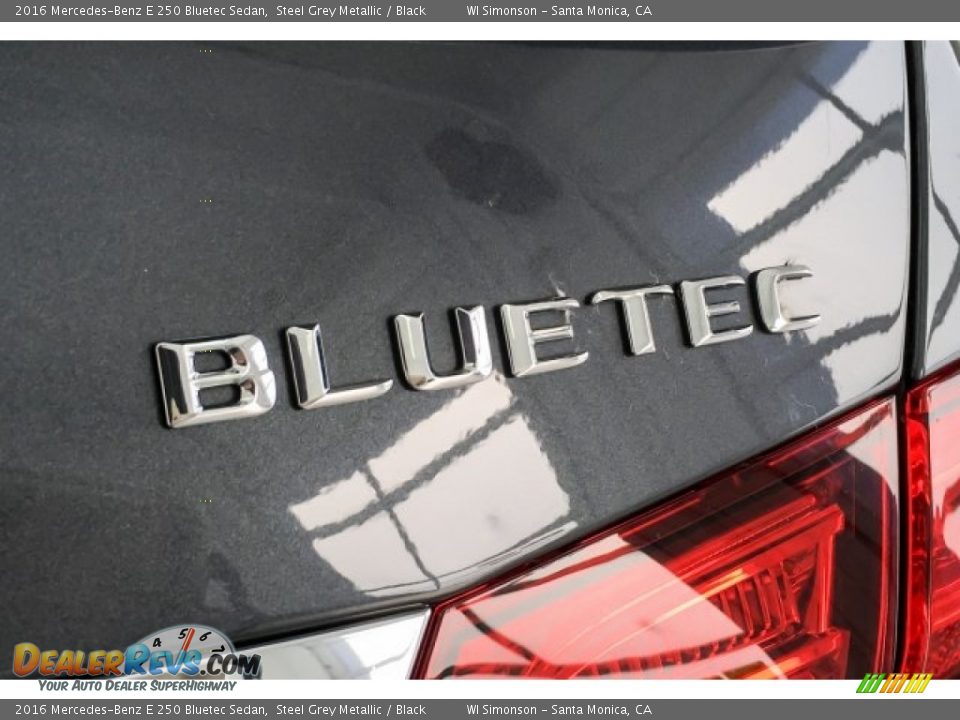 2016 Mercedes-Benz E 250 Bluetec Sedan Steel Grey Metallic / Black Photo #28