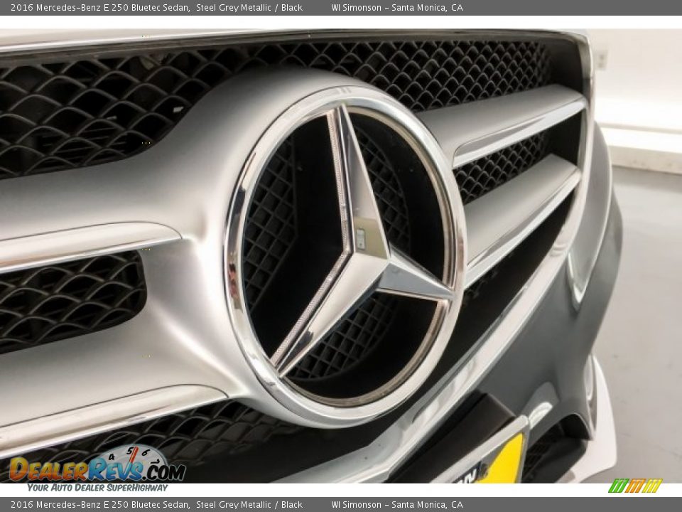 2016 Mercedes-Benz E 250 Bluetec Sedan Steel Grey Metallic / Black Photo #34