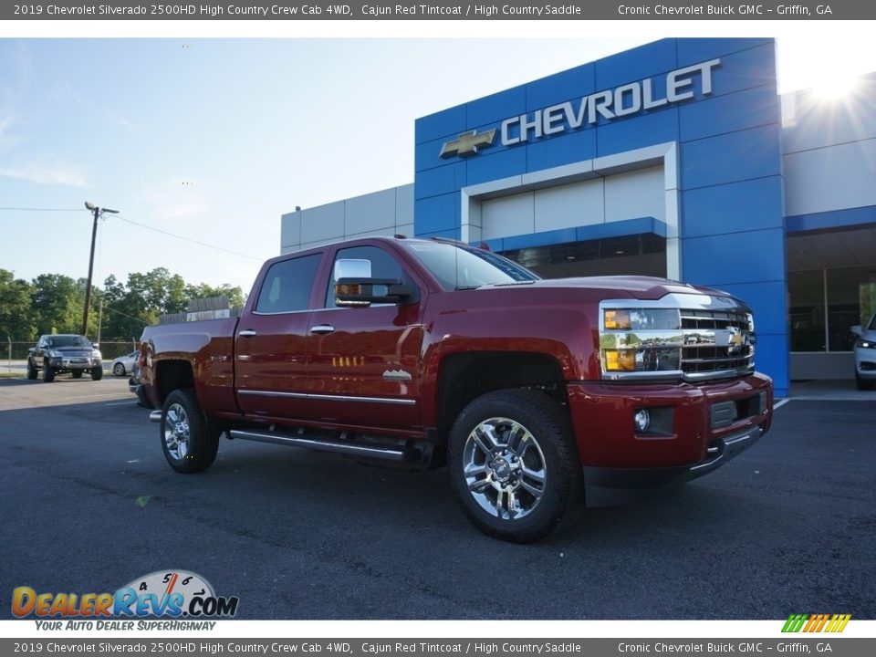 2019 Chevrolet Silverado 2500HD High Country Crew Cab 4WD Cajun Red Tintcoat / High Country Saddle Photo #1