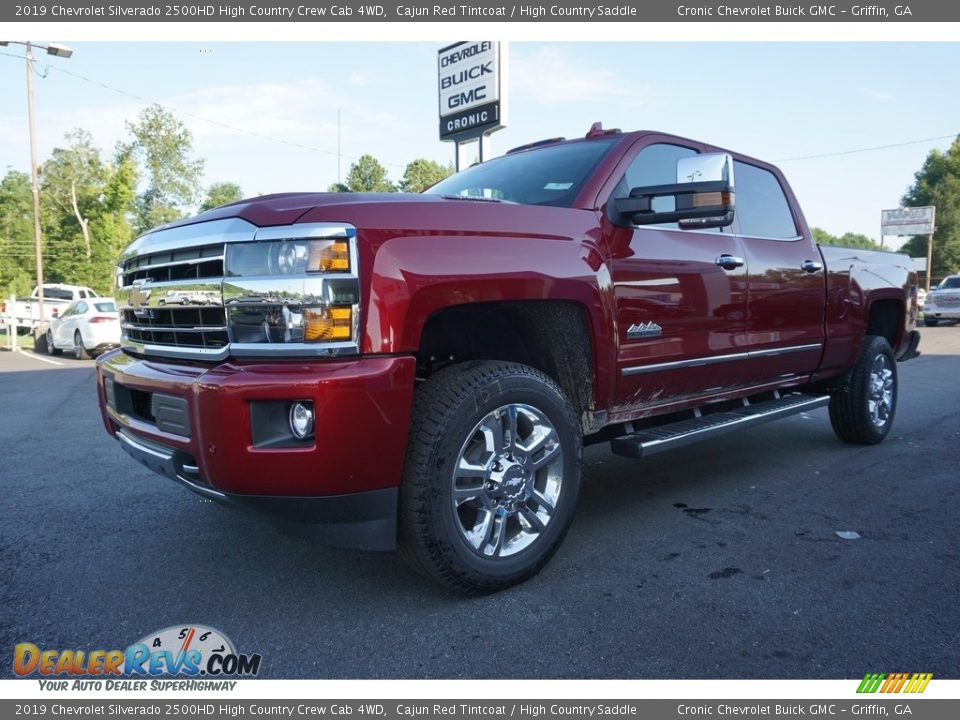 2019 Chevrolet Silverado 2500HD High Country Crew Cab 4WD Cajun Red Tintcoat / High Country Saddle Photo #3