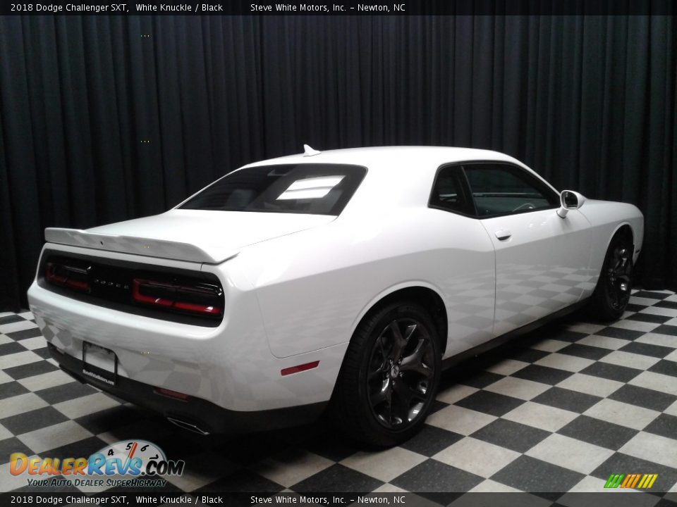 2018 Dodge Challenger SXT White Knuckle / Black Photo #6