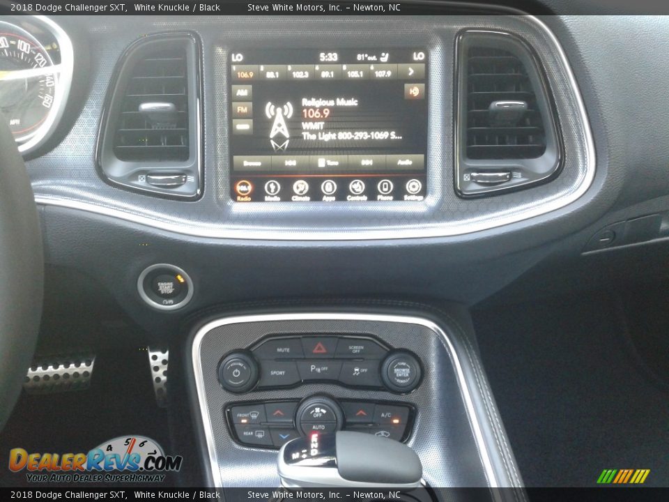 2018 Dodge Challenger SXT White Knuckle / Black Photo #19
