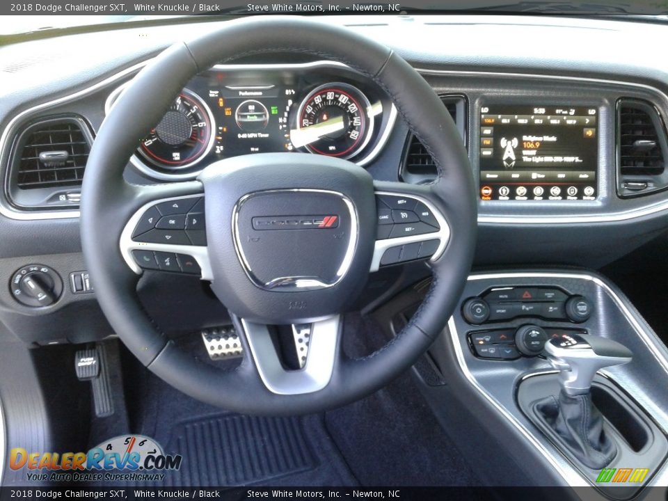2018 Dodge Challenger SXT White Knuckle / Black Photo #27